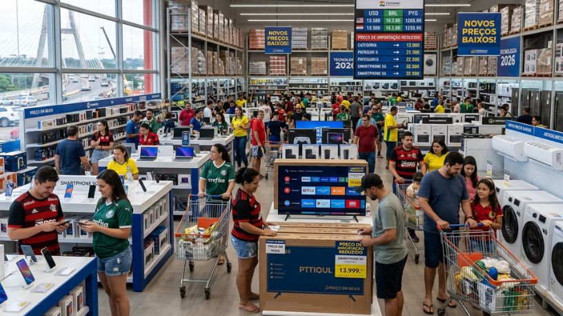 Ciudad del Este registra un aumento de visitantes brasileños: ¿qué está impulsando las compras en Paraguay en 2026?